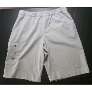 Boys Grey Cargo Columbia‎ Shorts 18-20 XLarge Omni Shade
